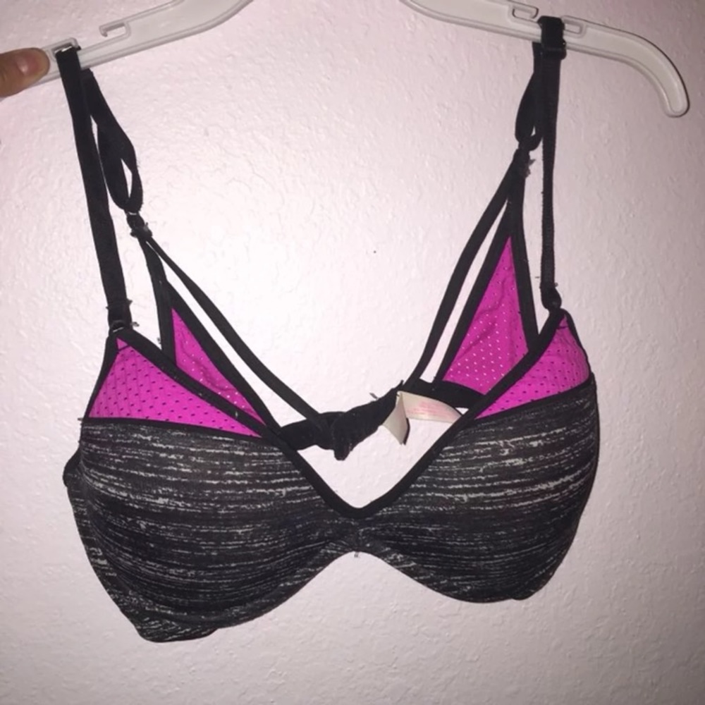 Pink bra